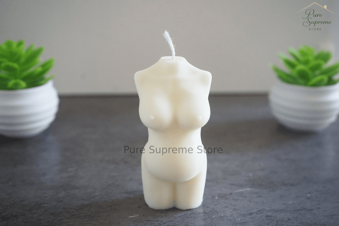 Decoratie kaars zwangere vrouw | Handgemaakt