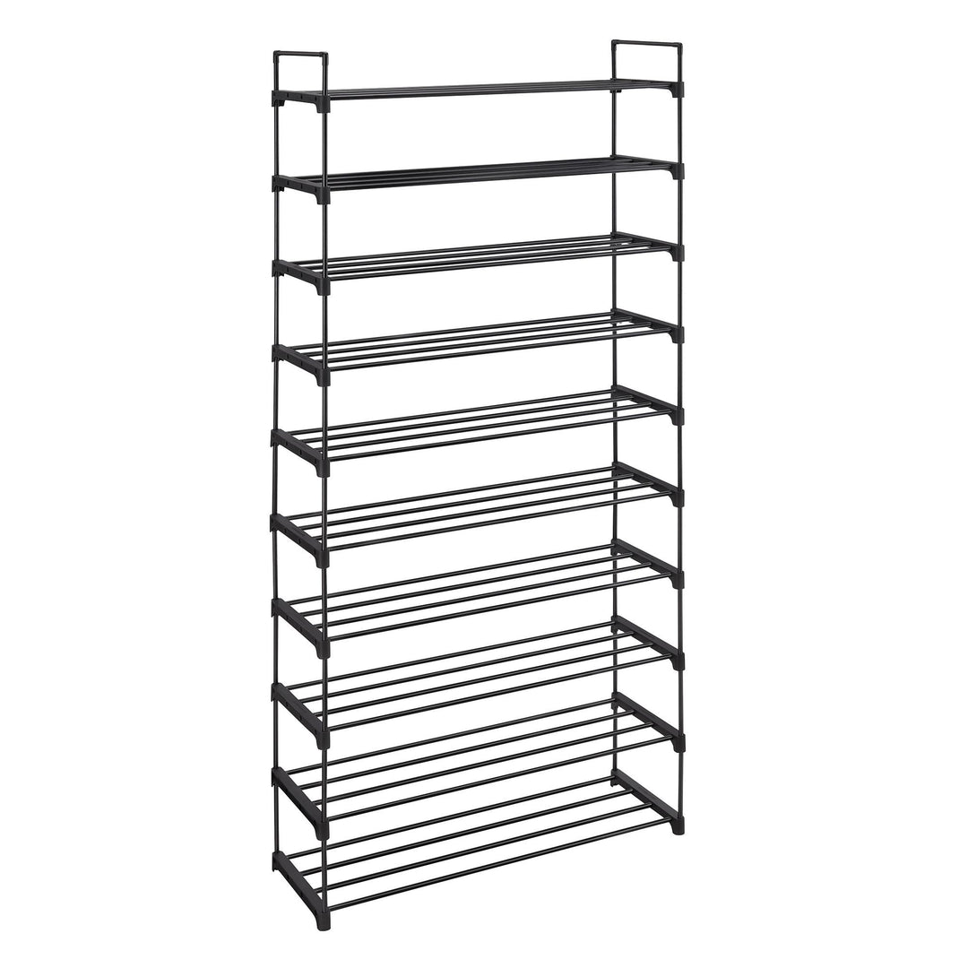 SONGMICS schoenenrek | 10 niveaus | Zwart | Metaal & kunststof